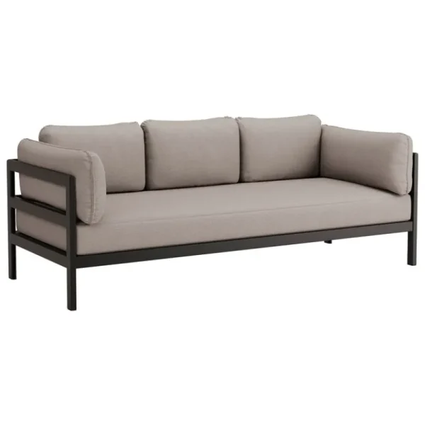 Ornu00e4s Sofas Und Liegen-TIPTOE Easy 3-Sitzer-Sofa, Graphitschwarz - Sandbeige