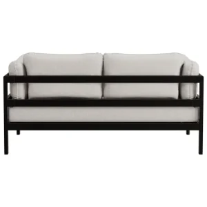 HAY Sofas Und Liegen-TIPTOE Easy 2-Sitzer-Sofa, Graphitschwarz - Heidegrau