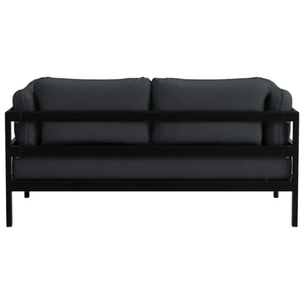 Warm Nordic Sofas Und Liegen-TIPTOE Easy 2-Sitzer-Sofa, Graphitschwarz - Schiefergrau