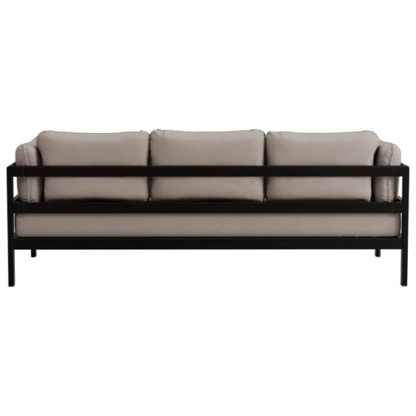Ornu00e4s Sofas Und Liegen-TIPTOE Easy 3-Sitzer-Sofa, Graphitschwarz - Sandbeige