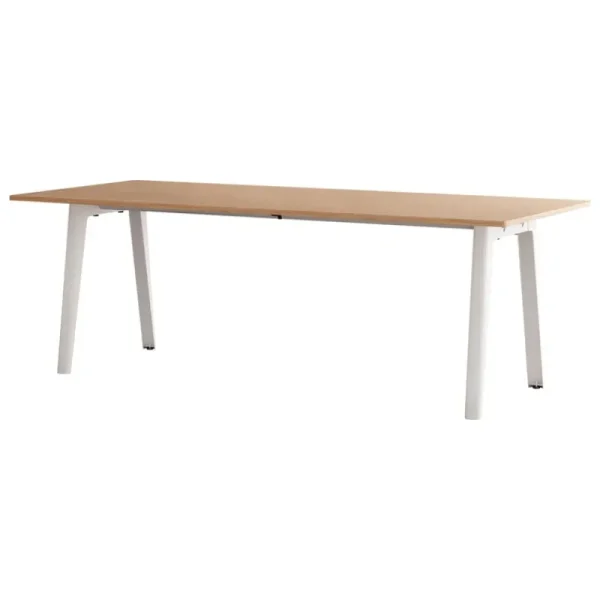 Artek Tische-TIPTOE New Modern Tisch, 220 x 95 cm, Eiche - Wolkenweiß