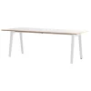 Muuto Tische-TIPTOE New Modern Tisch, 220 x 95 cm, weißes Laminat - Wolkenweiß
