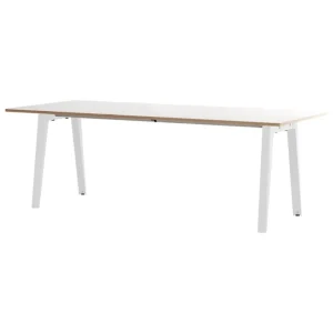 Muuto Tische-TIPTOE New Modern Tisch, 220 x 95 cm, weißes Laminat - Wolkenweiß