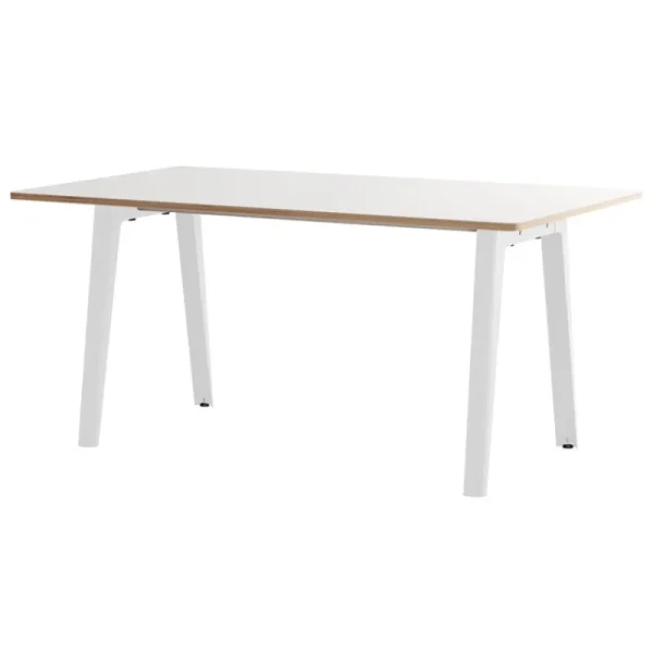 &Tradition Tische-TIPTOE New Modern Tisch, 160 x 95 cm, Laminat weiß - Wolkenweiß