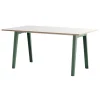 Muuto Tische-TIPTOE New Modern Tisch, 160 x 95 cm, Laminat weiß - Eukalyptusgrau