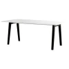 TIPTOE Tische-New Modern Tisch, 190 x 95 cm, rec. Kunststoff - Graphitschwarz