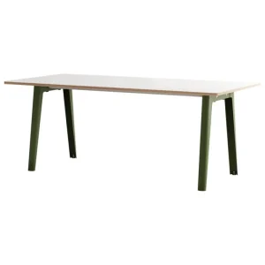 Normann Copenhagen Tische-TIPTOE New Modern Tisch, 190 x 95 cm, weißes Laminat - Rosmaringrün