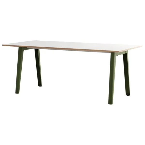 Normann Copenhagen Tische-TIPTOE New Modern Tisch, 190 x 95 cm, weißes Laminat - Rosmaringrün