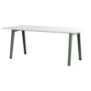 TIPTOE Tische-New Modern Tisch, 190 x 95 cm, rec. Kunststoff - Eukalyptusgrau