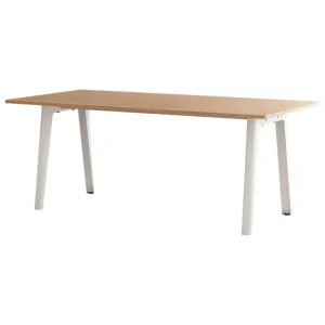 Stolab Tische-TIPTOE New Modern Tisch, 190 x 95 cm, Eiche - Wolkenweiß