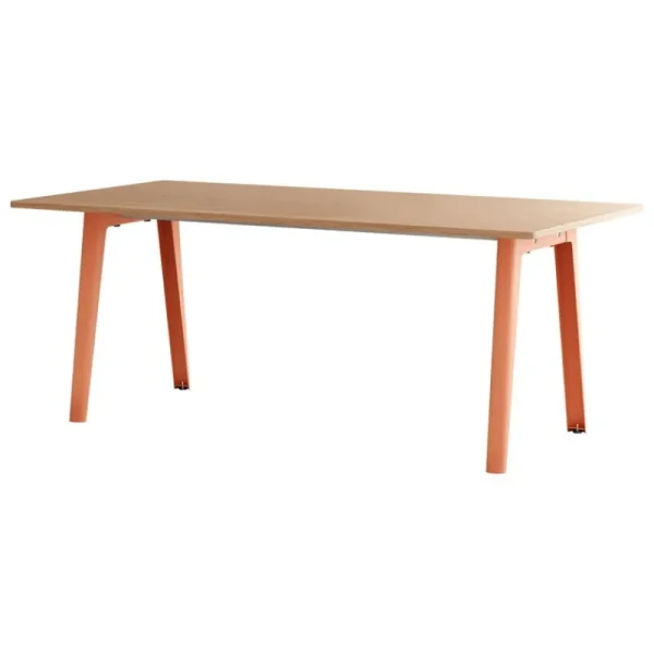 TIPTOE Tische-New Modern Tisch, 190 x 95 cm, Eiche - Eschenrosa