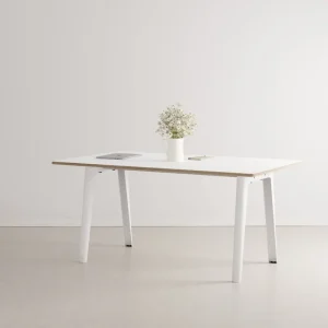 &Tradition Tische-TIPTOE New Modern Tisch, 160 x 95 cm, Laminat weiß - Wolkenweiß