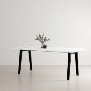 TIPTOE Tische-New Modern Tisch, 190 x 95 cm, rec. Kunststoff - Graphitschwarz