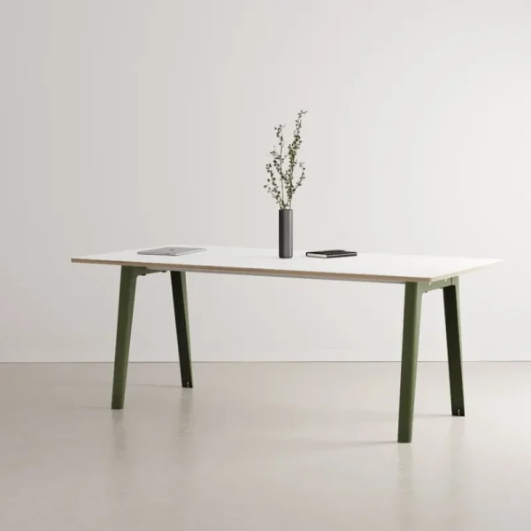 Normann Copenhagen Tische-TIPTOE New Modern Tisch, 190 x 95 cm, weißes Laminat - Rosmaringrün
