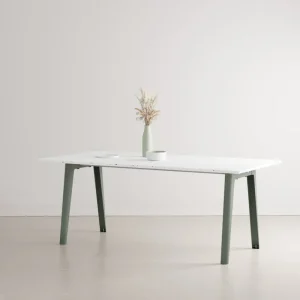 TIPTOE Tische-New Modern Tisch, 190 x 95 cm, rec. Kunststoff - Eukalyptusgrau