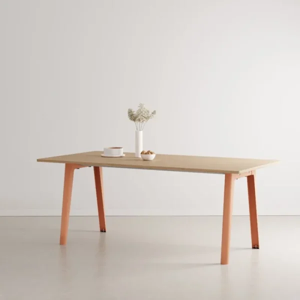 TIPTOE Tische-New Modern Tisch, 190 x 95 cm, Eiche - Eschenrosa