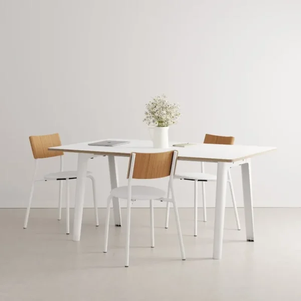 &Tradition Tische-TIPTOE New Modern Tisch, 160 x 95 cm, Laminat weiß - Wolkenweiß