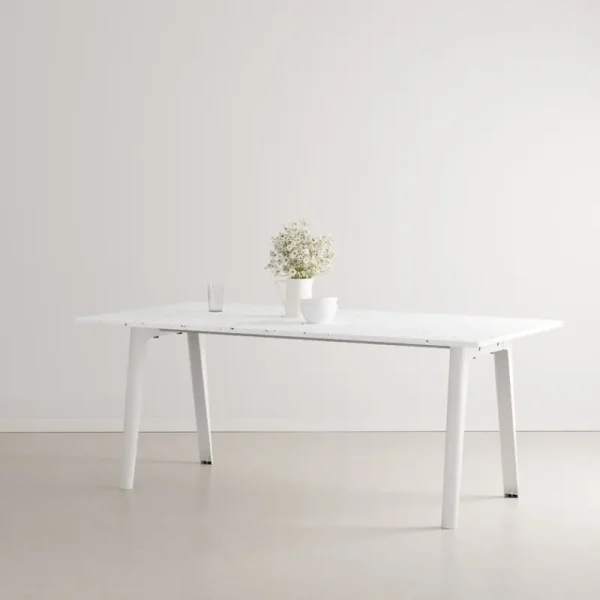 TIPTOE Tische-New Modern Tisch, 190 x 95 cm, rec. Kunststoff - Wolkenweiß