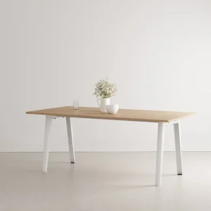 Stolab Tische-TIPTOE New Modern Tisch, 190 x 95 cm, Eiche - Wolkenweiß