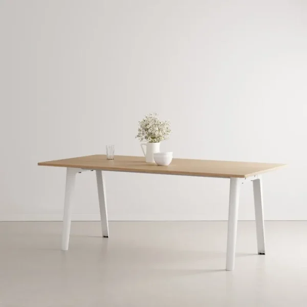 Stolab Tische-TIPTOE New Modern Tisch, 190 x 95 cm, Eiche - Wolkenweiß