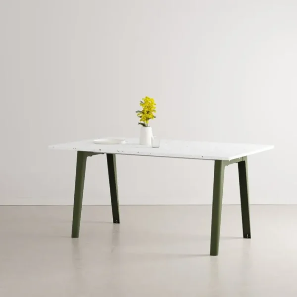 HAY Tische-TIPTOE New Modern Tisch, 160 × 95 cm, rec. Kunststoff - Rosmaringrün