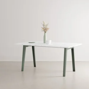 &New Tische-TIPTOE New Modern Tisch, 160 × 95 cm, rec. Kunststoff - Eukalyptusgrau