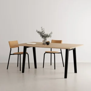 Lundia Tische-TIPTOE New Modern Tisch, 160 × 95 cm, Eiche - Graphitschwarz