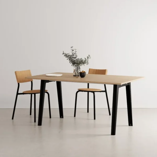 Lundia Tische-TIPTOE New Modern Tisch, 160 × 95 cm, Eiche - Graphitschwarz