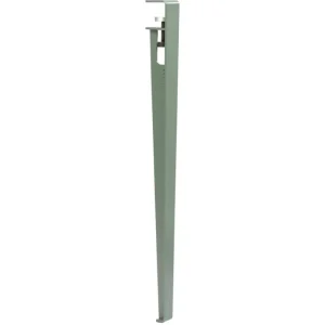 TIPTOE Schreibtische Und Raumtrenner | Tische^Tisch und Schreibtischbein 75 cm, 1 Stück, Eukalyptusgrün