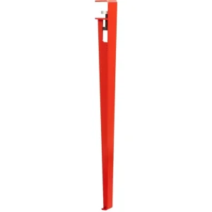 TIPTOE Schreibtische Und Raumtrenner | Tische^Tisch und Schreibtischbein 75 cm, 1 Stück, Terrakottarot