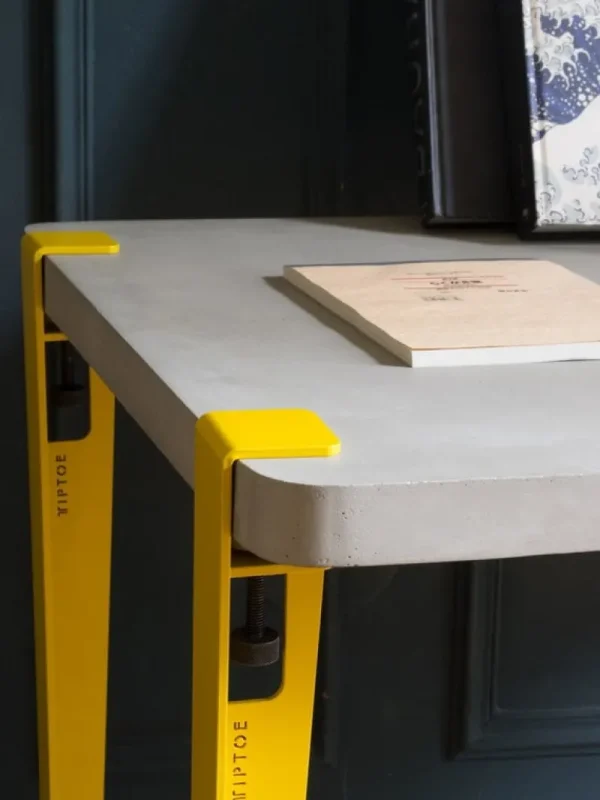 TIPTOE Schreibtische Und Raumtrenner | Tische^Tisch und Schreibtischbein 75 cm, 1 Stück, Sonnenblumengelb