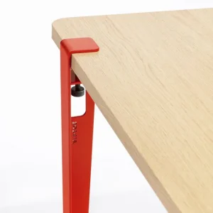 TIPTOE Schreibtische Und Raumtrenner | Tische^Tisch und Schreibtischbein 75 cm, 1 Stück, Terrakottarot