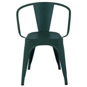 &Tradition Sitzgelegenheiten-Tolix A56 Stuhl, Empire Green, matt fein strukturiert