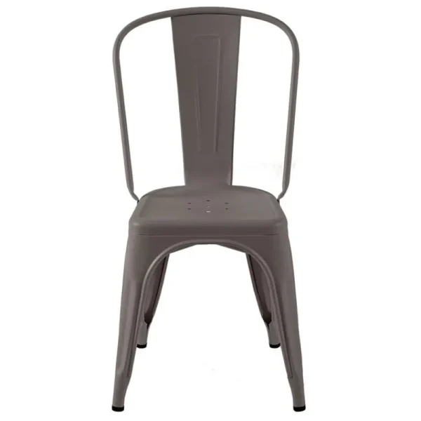 Stolab Sitzgelegenheiten-Tolix Chair A, mattes Gris de Paris
