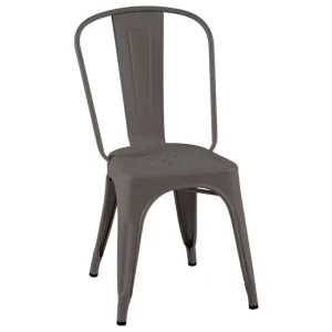 Stolab Sitzgelegenheiten-Tolix Chair A, mattes Gris de Paris
