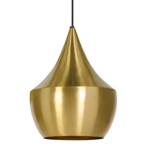 Warm Nordic Deckenleuchten-Tom Dixon Beat Fat LED Pendelleuchte, Messing gebürstet