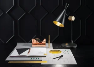 Tom Dixon Tischlampen-Beat LED-Tischleuchte, schwarz