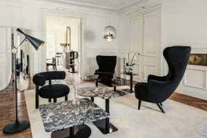 Tom Dixon Stehleuchten-Beat Stehleuchte, LED, schwarz