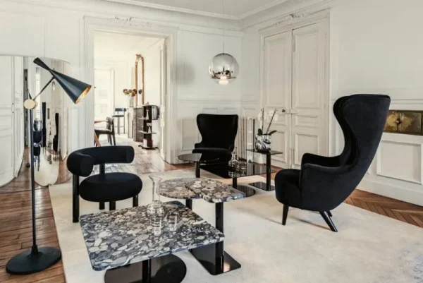 Tom Dixon Stehleuchten-Beat Stehleuchte, LED, schwarz