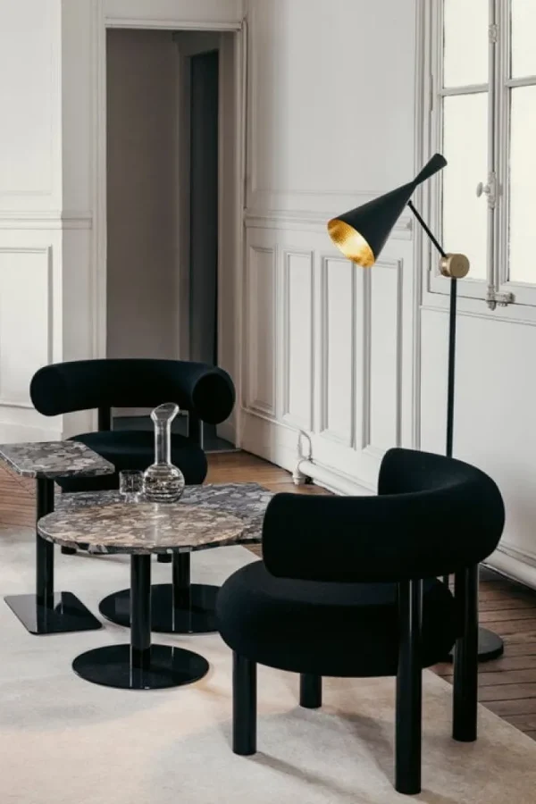 Tom Dixon Stehleuchten-Beat Stehleuchte, LED, schwarz