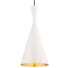 Santa & Cole Deckenleuchten-Tom Dixon Beat Tall LED-Pendelleuchte, Weiß