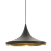 Marset Deckenleuchten-Tom Dixon Beat Wide LED-Pendelleuchte, Schwarz