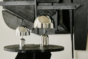Tom Dixon Außenbeleuchtung | Tischlampen^Bell LED-Tischleuchte, tragbar, Silber