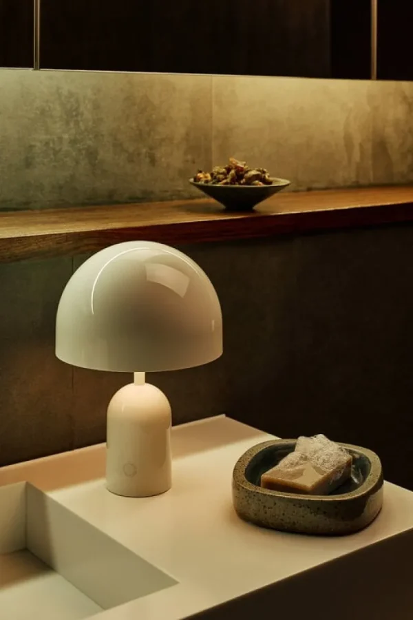 Tom Dixon Außenbeleuchtung | Tischlampen^Bell tragbare LED-Tischleuchte, grau