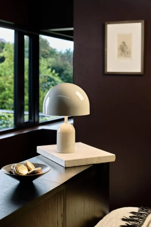 Tom Dixon Außenbeleuchtung | Tischlampen^Bell tragbare LED-Tischleuchte, grau