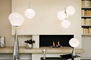 Bomma Deckenleuchten-Tom Dixon Melt Chandelier Mini Pendelleuchte, LED, silber