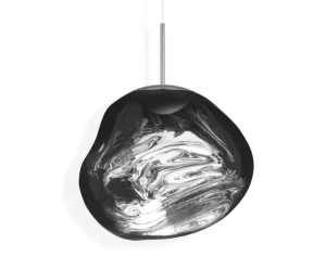 Pilke Lights Deckenleuchten-Tom Dixon Melt LED Pendelleuchte, Chrom