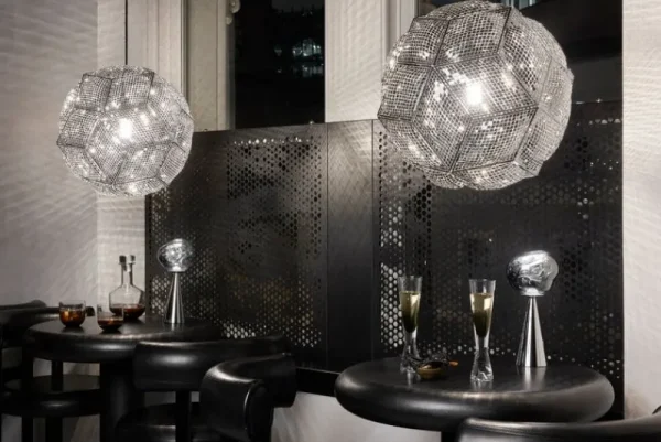 Tom Dixon Außenbeleuchtung | Tischlampen^Melt LED-Tischleuchte, tragbar, Silber