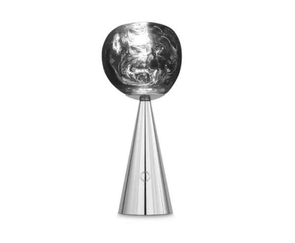 Tom Dixon Außenbeleuchtung | Tischlampen^Melt LED-Tischleuchte, tragbar, Silber