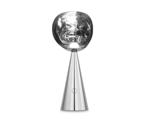 Tom Dixon Außenbeleuchtung | Tischlampen^Melt LED-Tischleuchte, tragbar, Silber